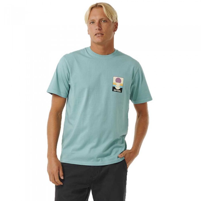 [해외]립컬 반소매 티셔츠 Surf Revivial 피크ing 14140728332 Dusty Blue