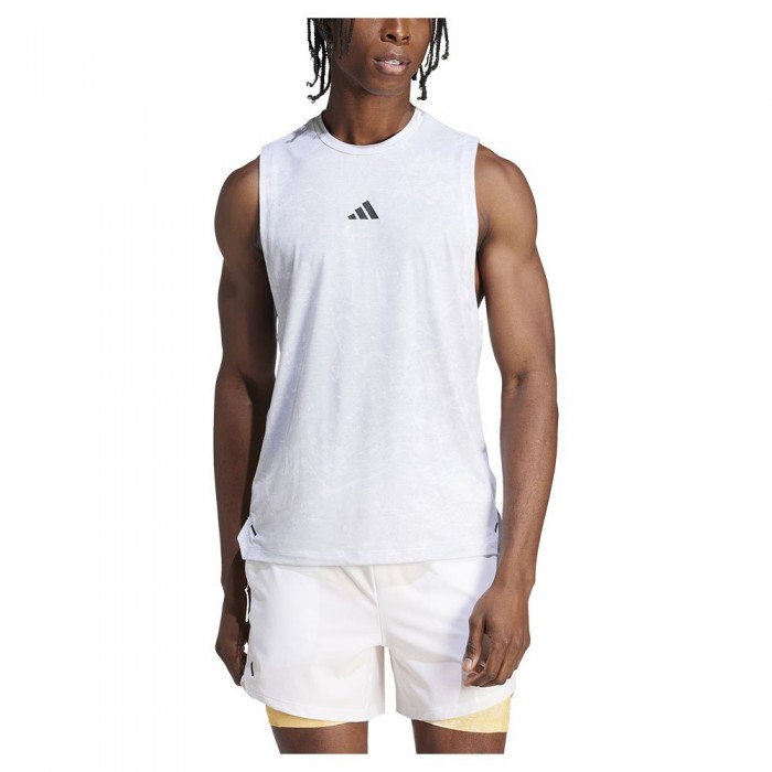 [해외]아디다스 파워 Workout 민소매 티셔츠 7140502079 White / Black