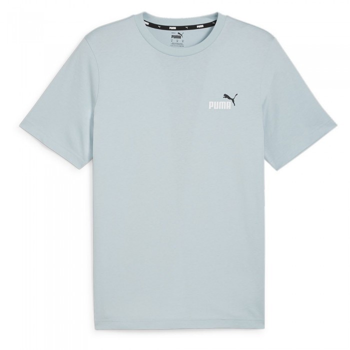 [해외]푸마 Ess+ 2 Col Small 로고 반팔 티셔츠 140130846 Turquoise Surf