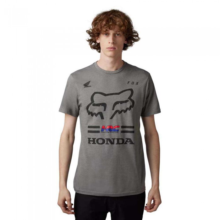 [해외]FOX RACING LFS X Honda II Premium 반팔 티셔츠 140413110 Heather Graphite Grey
