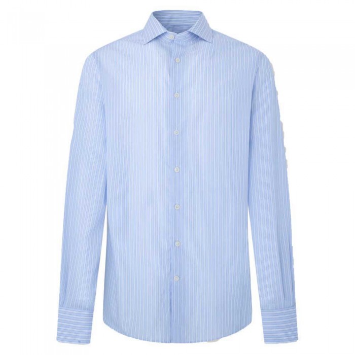 [해외]해켓 긴 소매 셔츠 Smart Stripe 140507576 Blue / White