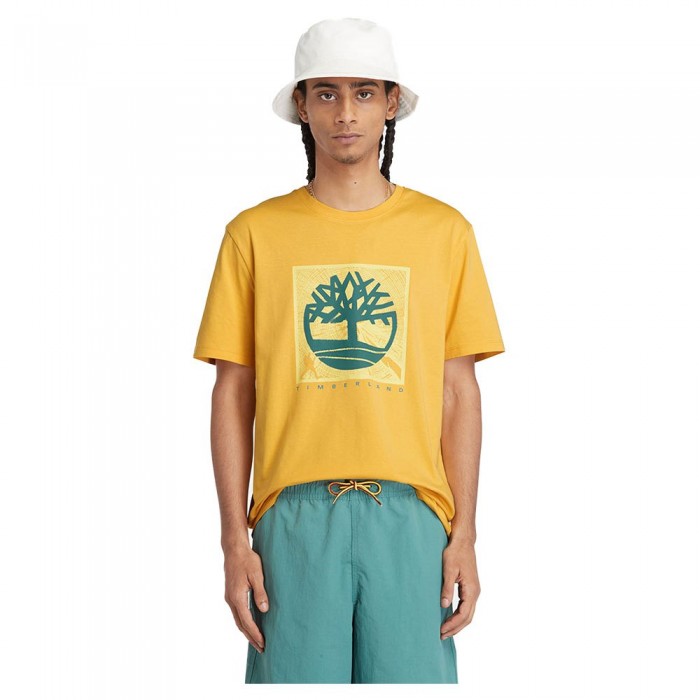 [해외]팀버랜드 반소매 티셔츠 Front Graphic 140594146 Mimosa