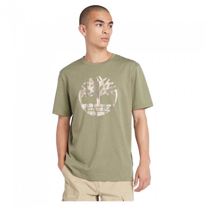 [해외]팀버랜드 반소매 티셔츠 Kennebec River Camo Tree 로고 140594278 Cassel Earth