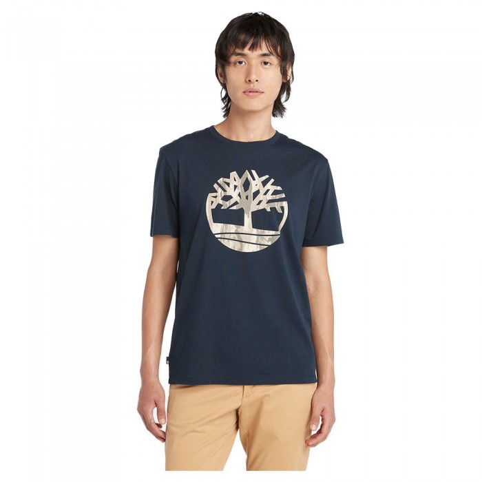[해외]팀버랜드 반소매 티셔츠 Kennebec River Camo Tree 로고 140594279 Dark Sapphire