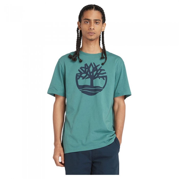 [해외]팀버랜드 반소매 티셔츠 Kennebec River Tree 로고 140594316 Sea Pine