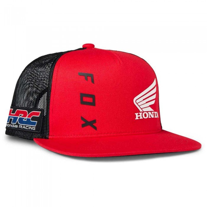 [해외]FOX RACING LFS 스냅백 캡 X Honda 140413122 Flame Red