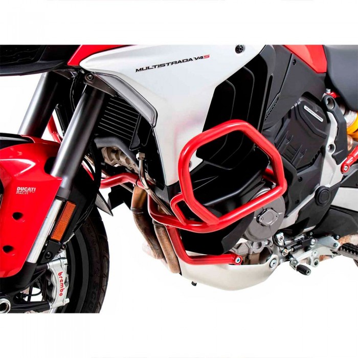 [해외]HEPCO BECKER 오른쪽 관형 엔진 바 Ducati Multistrada V4/S/S Sport 21 5017614 00 04 9140759196 Red