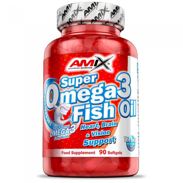 [해외]AMIX 생선 기름 Super Omega 3 90 단위 중립적 맛 정제 1137599010 Red