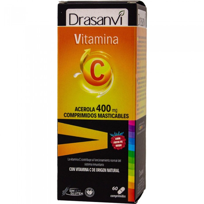 [해외]DRASANVI 비타민 정제 C 400mg 60 1140314971 Multicolour