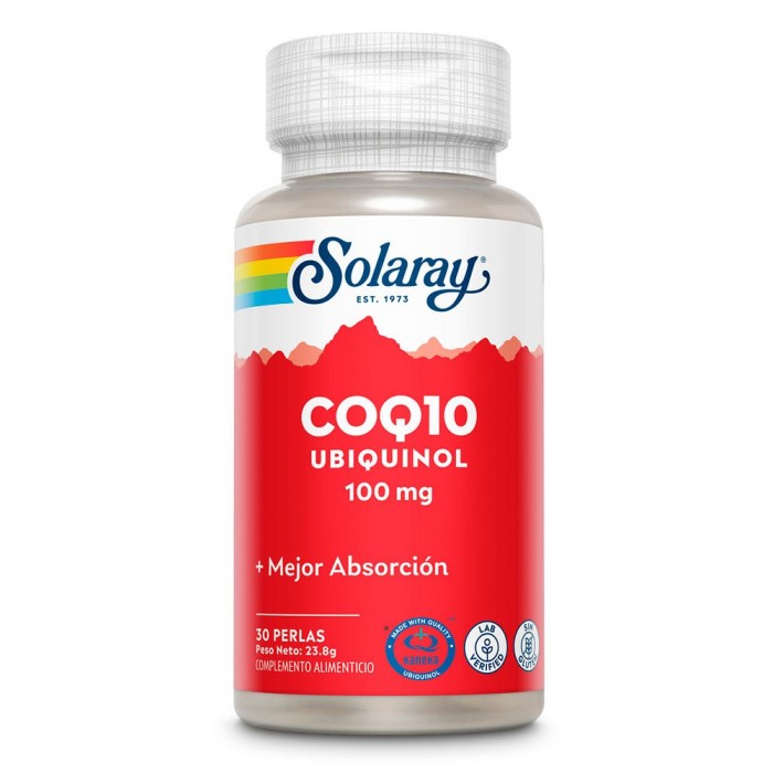 [해외]SOLARAY Ubiquinol CoQ-10 100mgr 30 단위 1138063538 Red