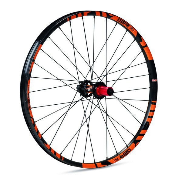 [해외]GTR MTB 리어 휠 SL35 E-Bike Boost 27.5´´ Disc 6B Tubeless 1140753885 Black / Orange