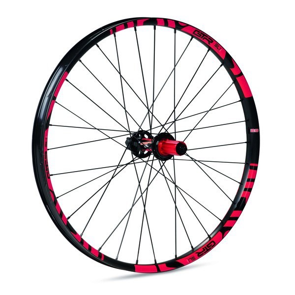 [해외]GTR MTB 리어 휠 SL35 E-Bike Boost 27.5´´ Disc 6B Tubeless 1140753886 Black / Red