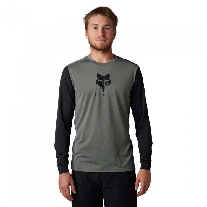 [해외]FOX RACING MTB Ranger TruDri™ 긴팔 티셔츠 1140420114 Pewter Grey