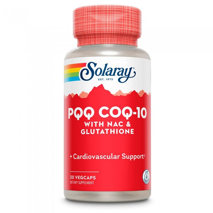 [해외]SOLARAY PQQ CoQ-10 30 단위 6138063540 Red