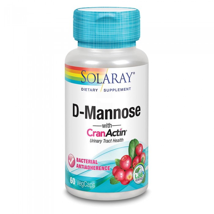[해외]SOLARAY D-Mannose+CranActin 60 단위 6138063569 Blue