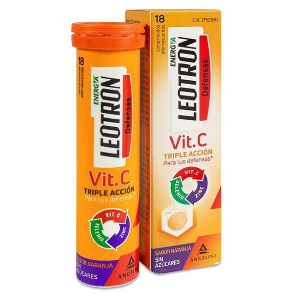 [해외]LEOTRON 비타민 및 셀레늄 식품 보충제 C Zinc 18 정제 6140430695