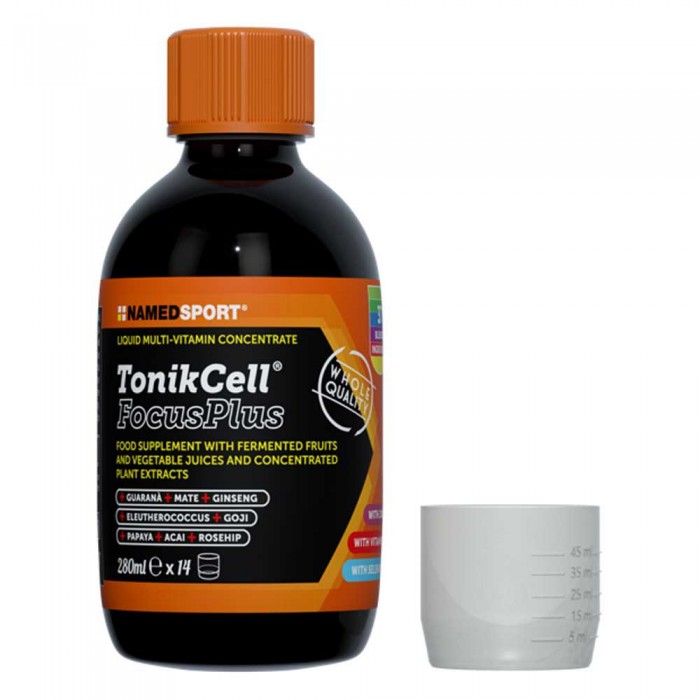 [해외]NAMED SPORT 액체 종합 비타민 농축액 TonikCell? FocusPlus 6139012289 Black / Orange