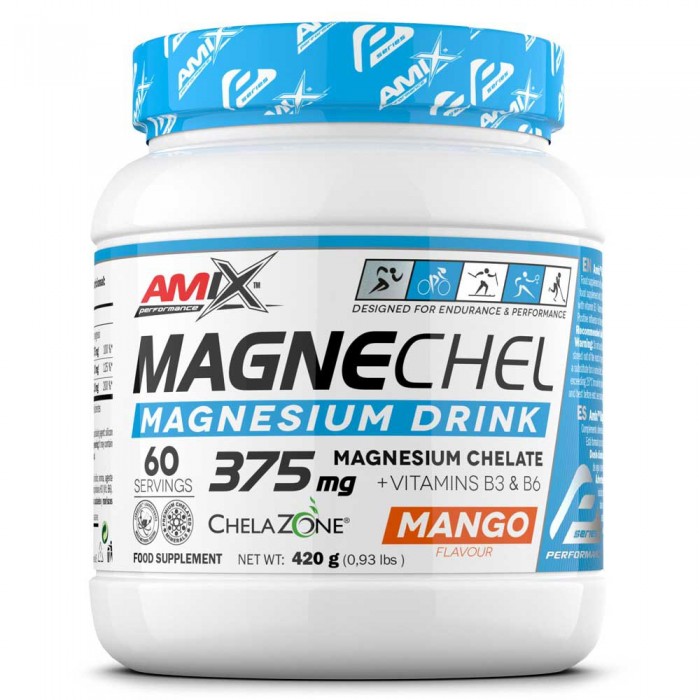 [해외]AMIX 에너지 보충 망고 MagneChel Magnesium Chelate 420gr 6140602664