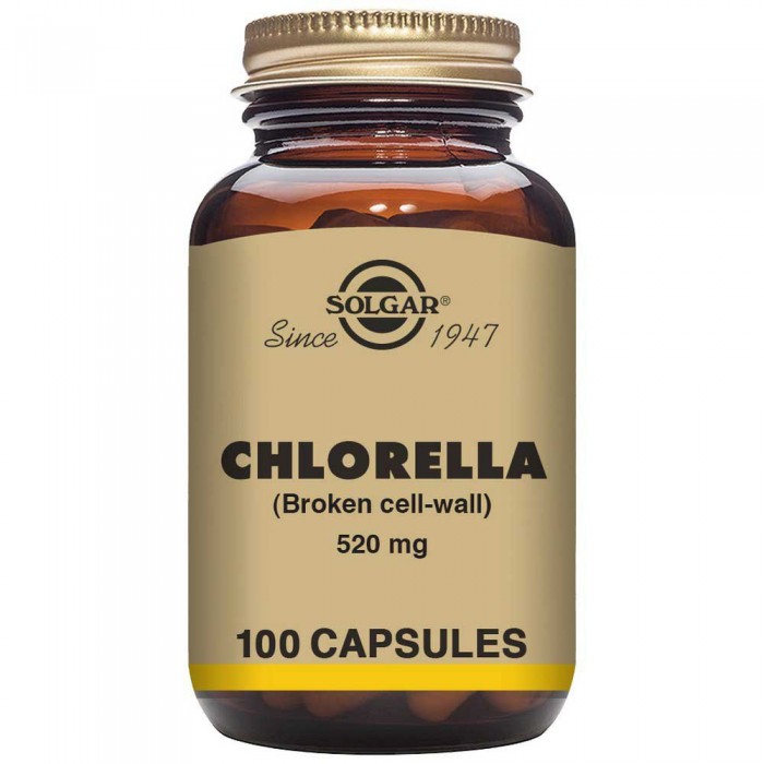 [해외]SOLGAR Chlorella 520mgr 100 단위 4138035965 Brown