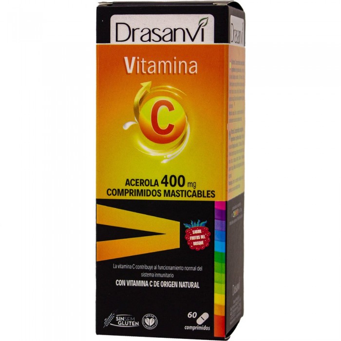 [해외]DRASANVI 비타민 정제 C 400mg 60 4140314971 Multicolour