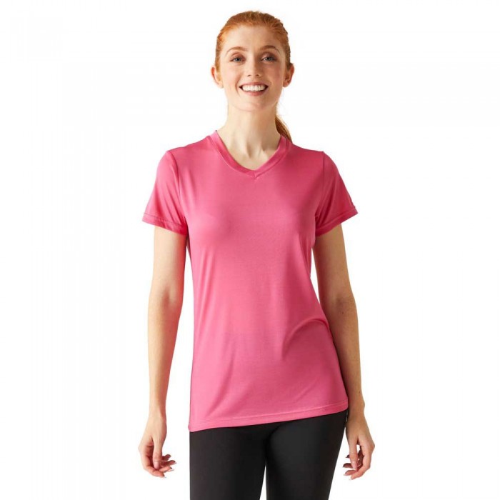 [해외]레가타 Fingal V-넥 반팔 티셔츠 4140708593 Flamingo Pink