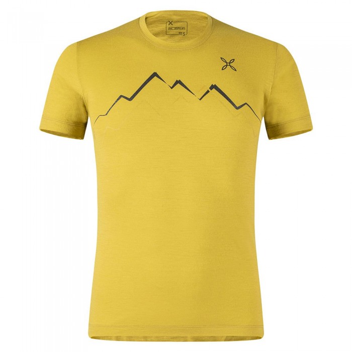 [해외]몬츄라 메리노 Skyline 반팔 티셔츠 4140601261 Warm Gold