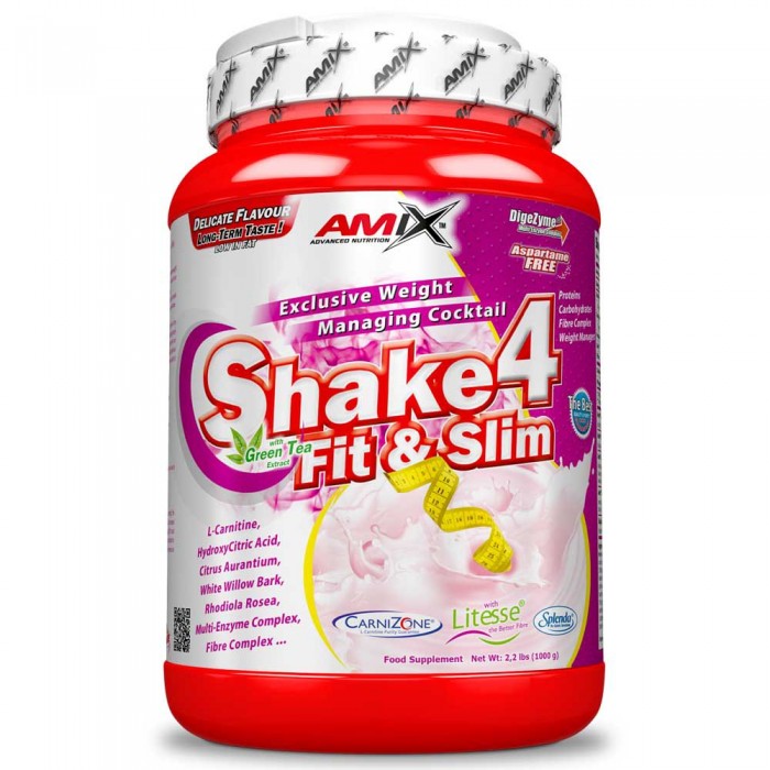 [해외]AMIX 체중관리 딸기 Shake 4 Fit & Slim 1kg 14140606835