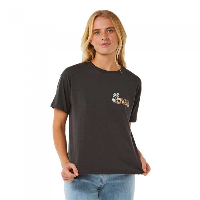 [해외]립컬 반소매 티셔츠 Tiki Tropics Relaxed 14140728355 Washed Black