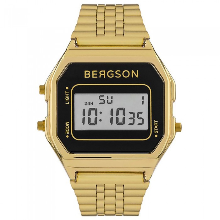 [해외]BERGSON 손목시계 BGW8159U3 140754588 Golden / Golden / Black