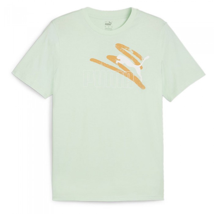 [해외]푸마 Ess+ 로고 Lab 썸머 반팔 티셔츠 140130964 Fresh Mint