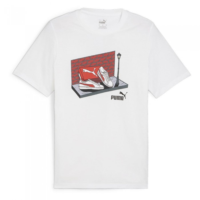 [해외]푸마 Graphics Sneaker Box 반팔 티셔츠 140131250 White