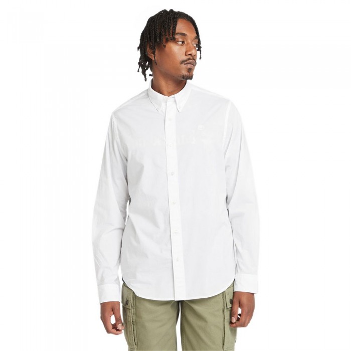 [해외]팀버랜드 긴 소매 셔츠 Solid Poplin 140097103 White