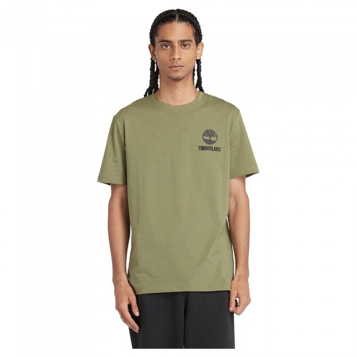 [해외]팀버랜드 반소매 티셔츠 Back 로고 Graphic 140593904 Sphagnum