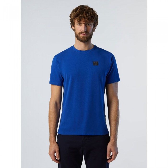 [해외]NORTH SAILS Basic Stretch 반팔 티셔츠 140605871 Surf Blue
