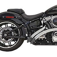 [해외]BASSANI XHAUST Sweeper Radius 2-2 Harley Davidson Ref:1S21F 비인증된 완전 배기 시스템 9140049333 Chorme