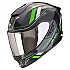 [해외]SCORPION EXO-1400 EVO II Carbon 에어 Mirage 풀페이스 헬멧 9140546438 Black / Green