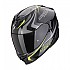 [해외]SCORPION EXO-520 EVO 에어 Terra 풀페이스 헬멧 9140546467 Black / Silver / Yellow Neon