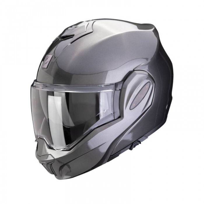 [해외]SCORPION 컨버터블 헬멧 EXO-테크 EVO 프로 Solid 9140546526 Metal Grey