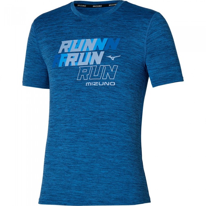 [해외]미즈노 반소매 티셔츠 코어 Run 6140435081 Federal Blue