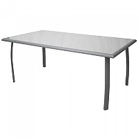 [해외]CHILLVERT 알루미늄과 유리 직사각형 테이블 Portofino 180x100x75 cm 6138849708 Anthracite / Grey