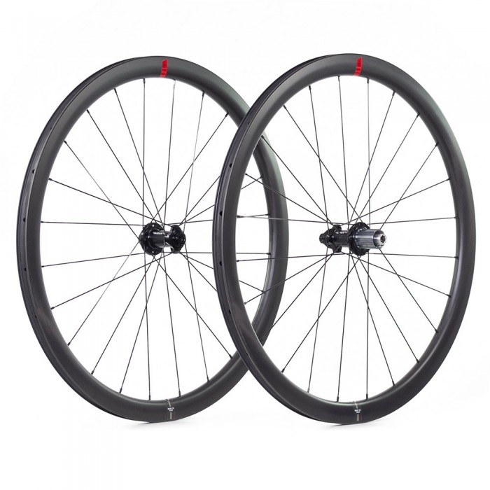 [해외]WILIER NDR38K Disc Tubeless 도로용 프런트 휠 1140694347 Black