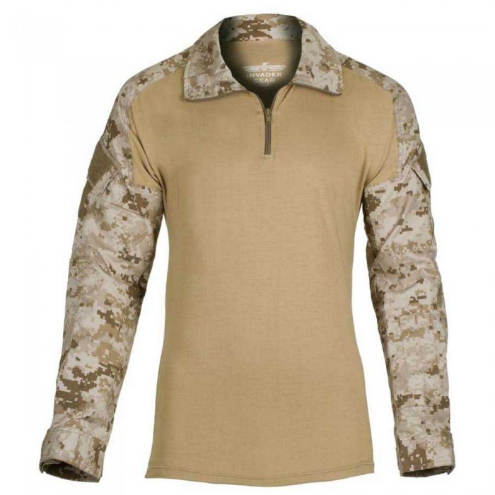 [해외]INVADERGEAR Combat 긴팔 티셔츠 4140785635 Marpat Desert