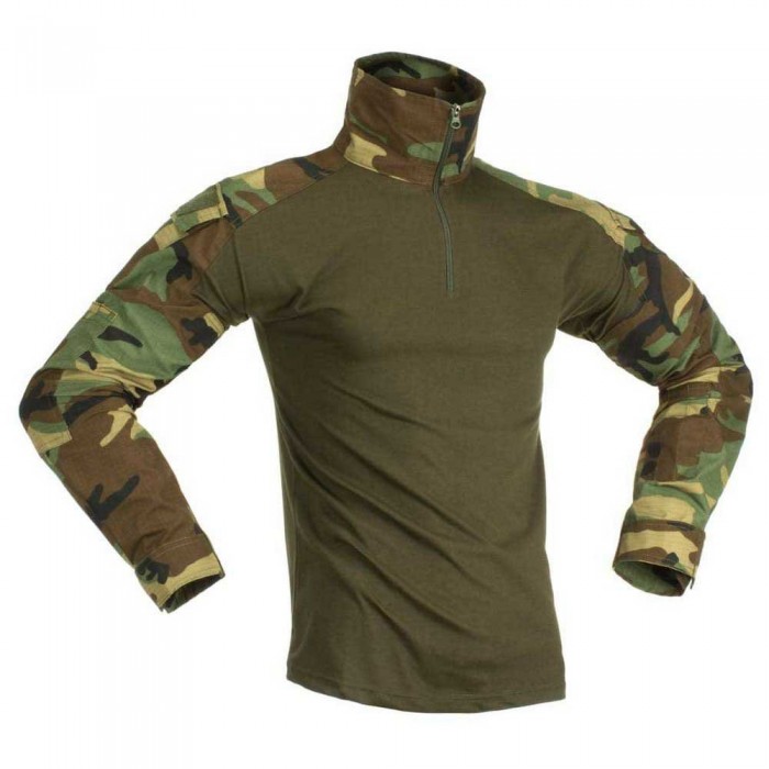 [해외]INVADERGEAR Combat 긴팔 티셔츠 4140785645 Woodland