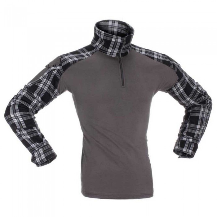 [해외]INVADERGEAR Flannel Combat 긴팔 티셔츠 4140785657 Black