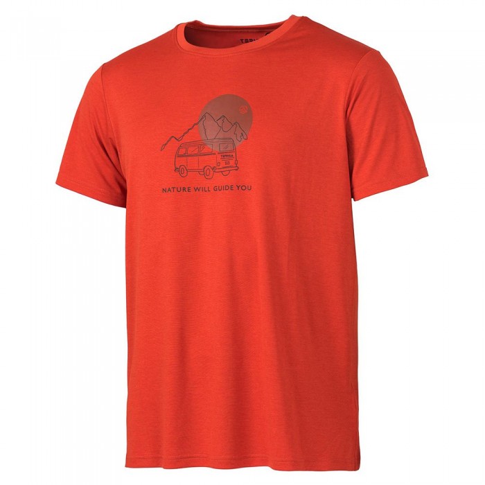 [해외]터누아 Logna 3.0 반팔 티셔츠 4140637472 Orange Red