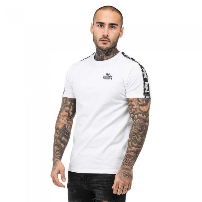 [해외]LONSDALE Brindister 반팔 티셔츠 7140760252 White / Black