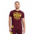 [해외]LONSDALE Gruting 반팔 티셔츠 7140760262 Oxblood / Yellow