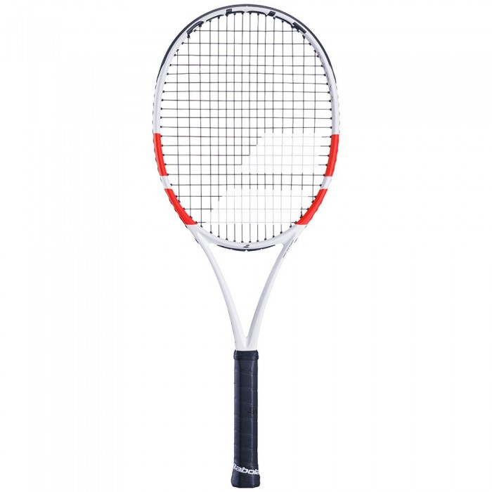 [해외]바볼랏 고정되지 않은 테니스 라켓 Pure Strike 16/20 12140436613 White / Red / White