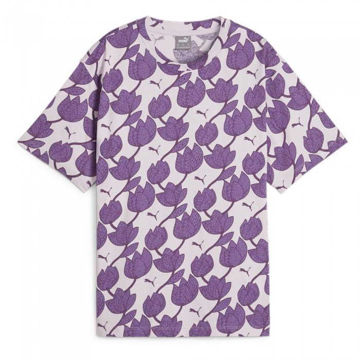 [해외]푸마 Ess+ Blossom Aop 반팔 티셔츠 140130875 Grape Mist