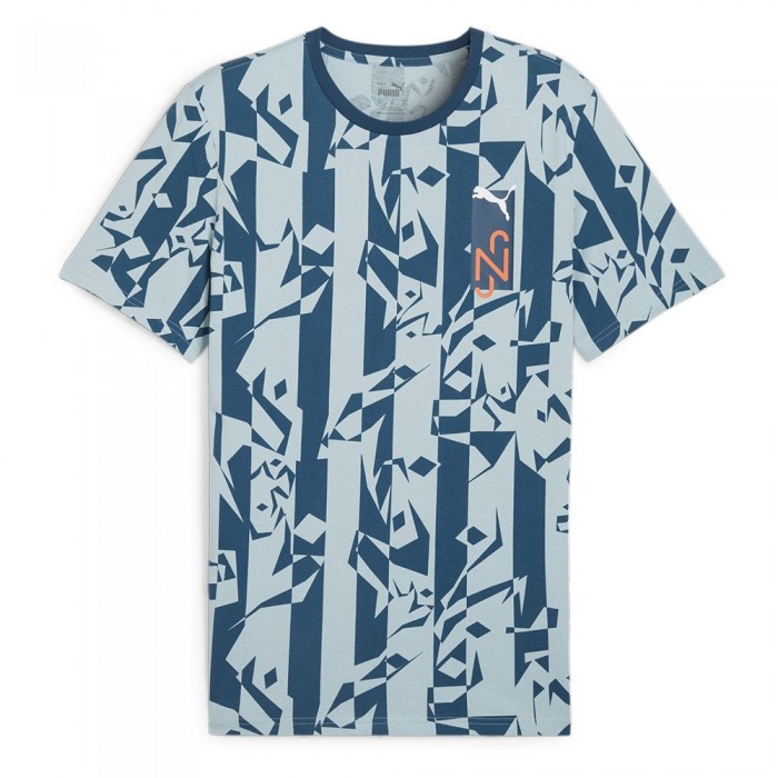 [해외]푸마 반팔 티셔츠 Neymar Creativity 로고 140131509 Ocean Tropic / Turquoise Surf